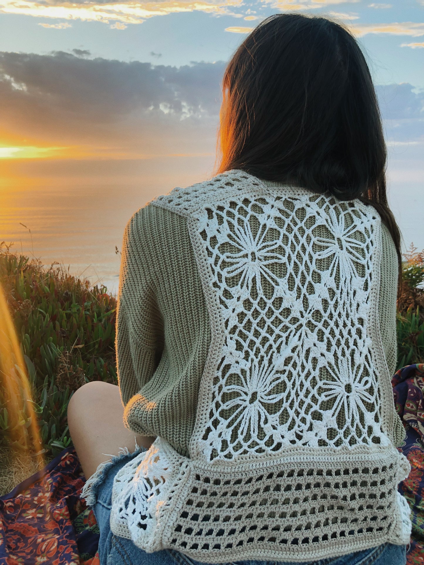 PDF — Motif de fleur au crochet - Modèle numérique gratuit