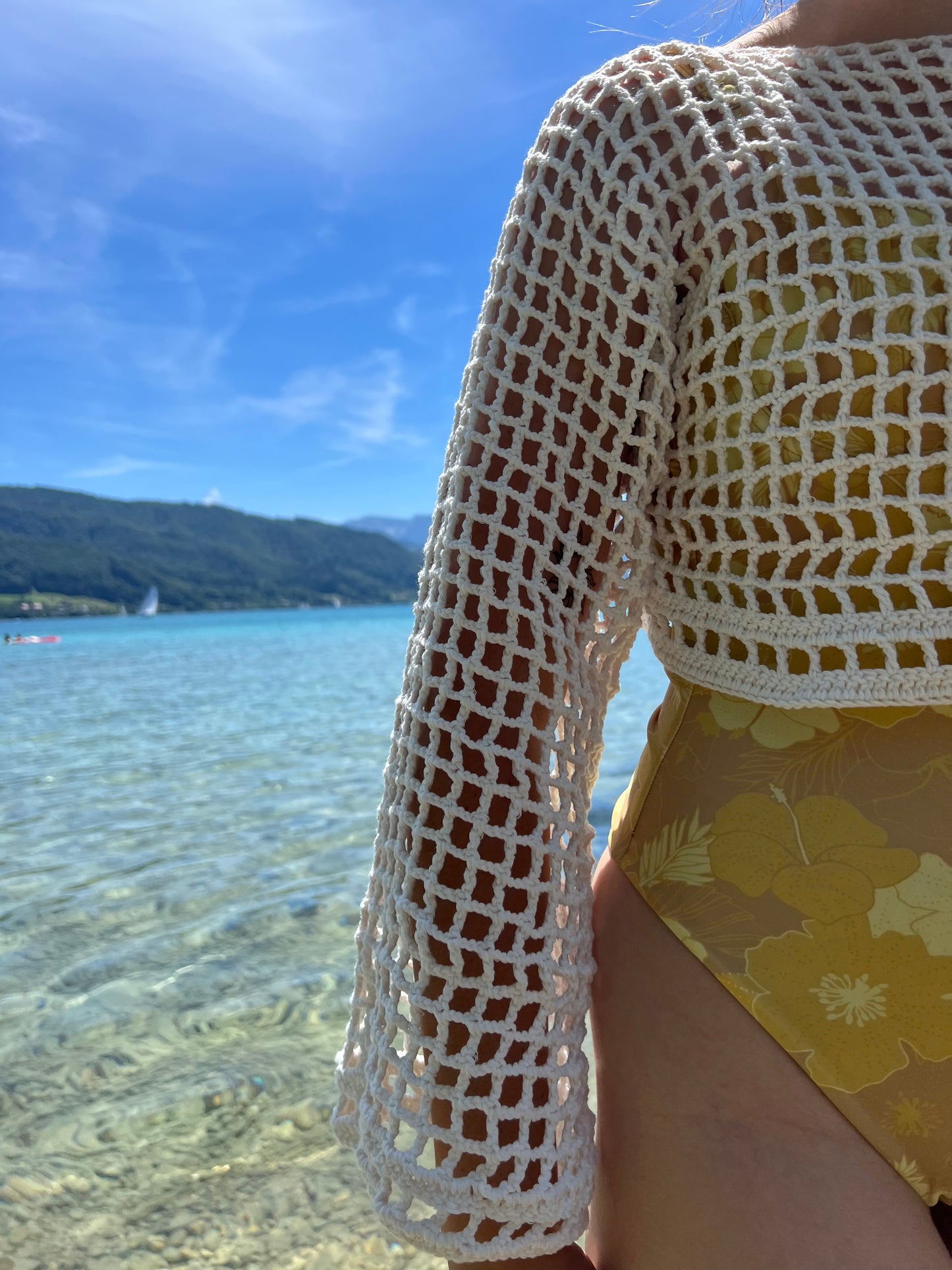 Long Sleeve Mesh Top – Custom- Made on Demand