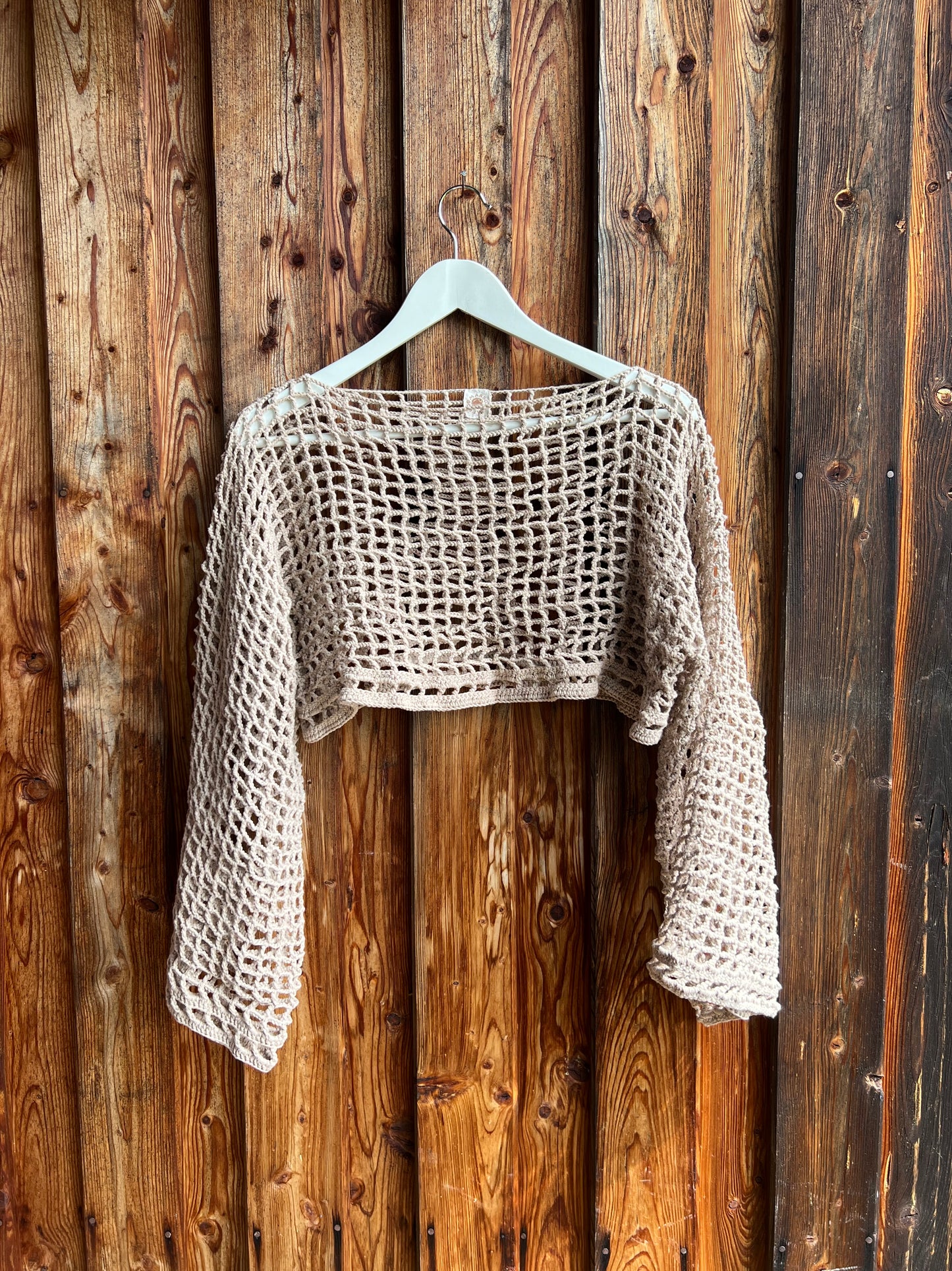 Long Sleeve Mesh Top – Custom- Made on Demand