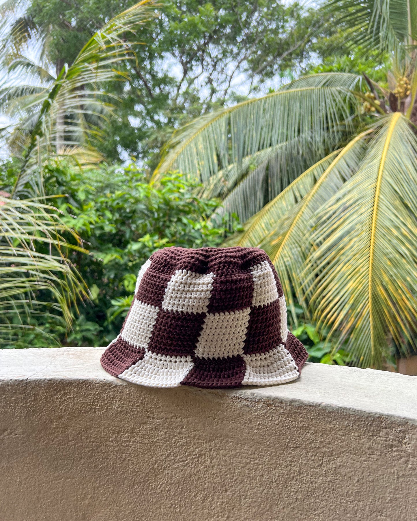 PDF — Checkered Bucket Hat — Digital Pattern