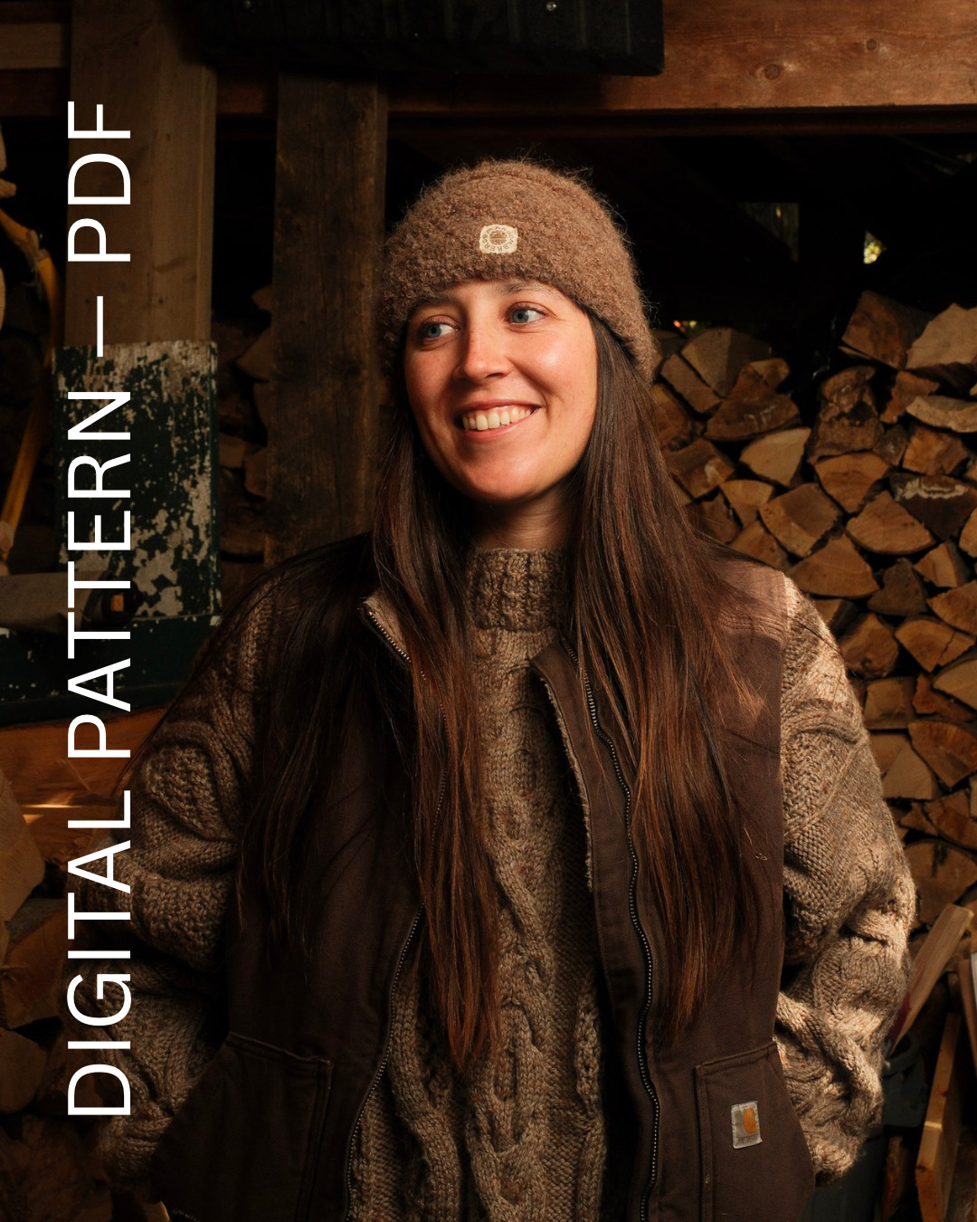 PDF — Bouclé Beanie — Digital Pattern