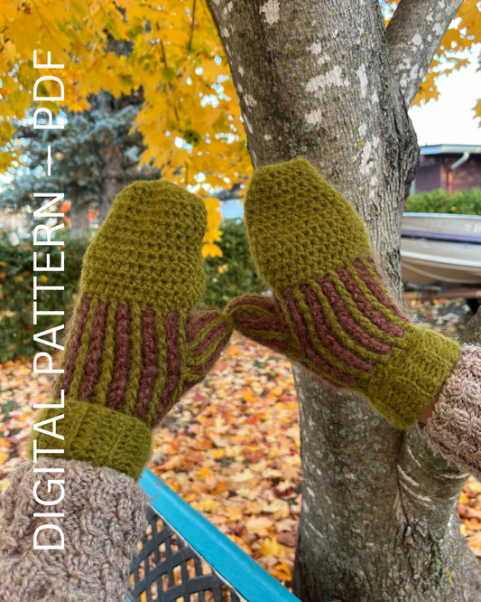 Convertible Mittens Crochet Pattern PDF — Cozy Mittens
