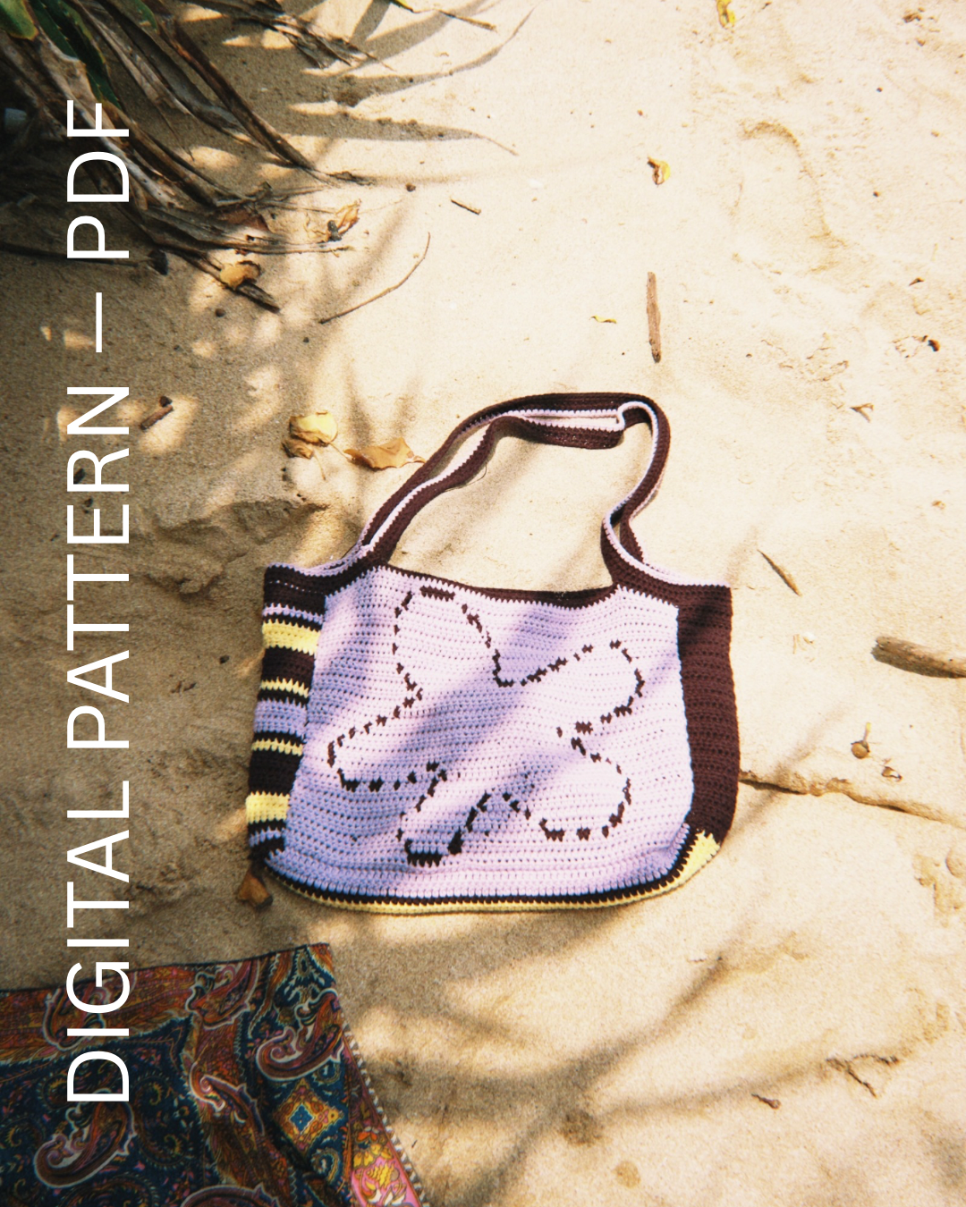 Bloom Bag Crochet Pattern — Flower Tote Bag & Beach Bag (Pixel Art Design) — Strong Beginner Pattern